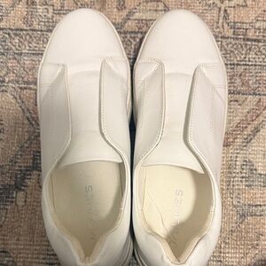 White Slip-On Women's Shoes